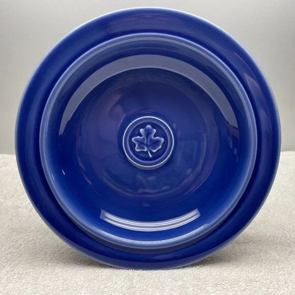 GUC S/2 Dansk Soup/Pasta Bowls, Stoneware, "Craftmark Denim", Leaf, 9 1/2" D - Picture 2 of 14